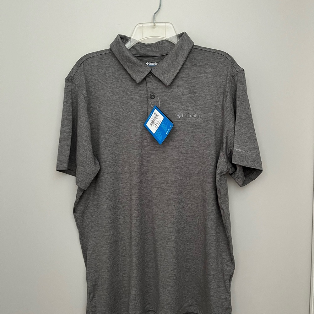Columbia Men's Gray Polo Shirt